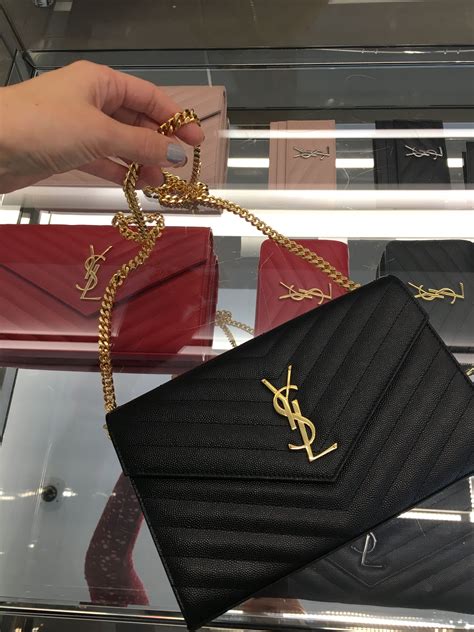 ysl wallet on chain price|best designer wallet on chain.